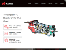 Tablet Screenshot of nxrev.com